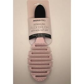 Swissco Pro Detangling Flex Brush with Non-Slip Grip (Ballet Light Pink)