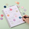 Mr. Pen- Transparent Sticky Notes, 560 Pcs, Pastel Colors, Round