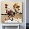 Renditions Gallery Country Rooster II Modern Artwork on Stretched Canvas