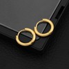 316 Stainless Steel Huggie Hoop Earrings, 10mm/12mm, Hypoallergenic (Gold, 10mm