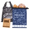 Bread Bag, 2 Packs Reusable Sourdough Storage Bag With Zipper