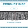 FINGERINSPIRE 5.47 Yard Fringe Lace Trim 6-1/8 inch Wide Polyester