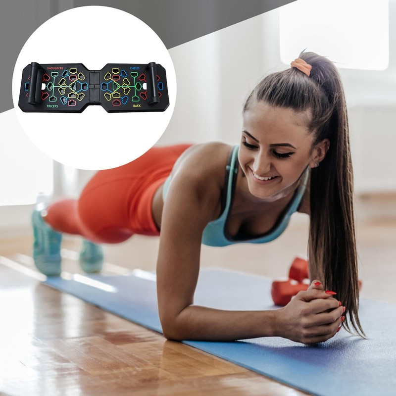 Solid Pushup Board,Functional Pushup Stands System | Professional Equipment T-Hole