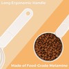 MSBC Melamine Pet Food Scoop, Cat Food Measuring Cups, Comfortable
