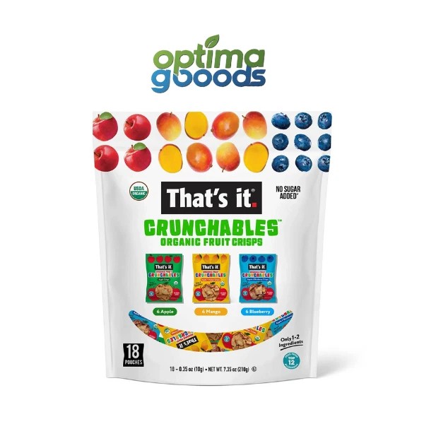 That’s It Crunchables Fruit Snack Variety Pack, 18 Count –