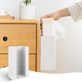 VILLCASE Glove Box Holder Dispenser, Acrylic Disposable Glove Dispenser, Wall Mount Single Side Loaded Glove Box Tissue Dispenser for Garage, Home, Office, Hospitals, Restaurant