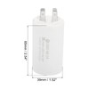 PATIKIL CBB60 35uF Running Capacitor,2Pcs AC 250V 4 pins 50/60Hz