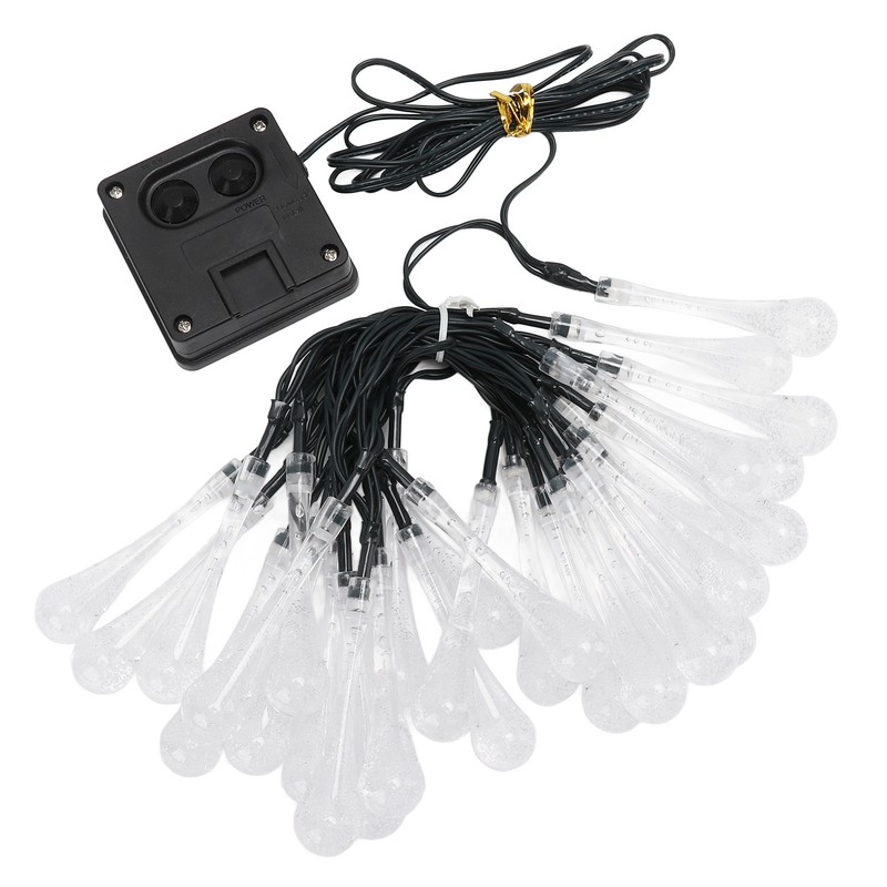Solar String Lights IP65 Waterproof 2 Light Modes Outdoor String