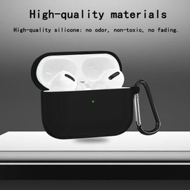 YAODLE Case Compatible with Airpods Pro 2 Protective Case, Shockproof Soft Case, with Carabiner, Anti-Fingerprint, Anti-Abrasion (Blue)