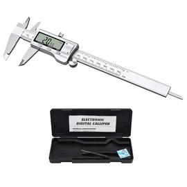 Electronic Digital Vernier Caliper - 150mm Stainless Steel Professional Metal Digital Caliper With Easy to Read Lcd Vernier Gauge, Inch/Metric Conversion