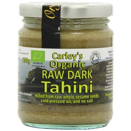 (Pack Of 6 - Organic Raw Fair Trade Dark Tahini - Vegan | CARLEY'S