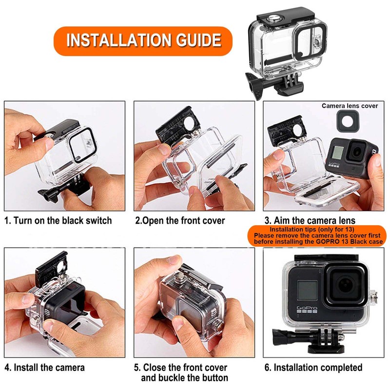 Compatible for Go Pro Hero 13 12 11 10 9