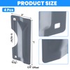 4 PCS Door Latch Guard Plate, 3 X 7'' Door