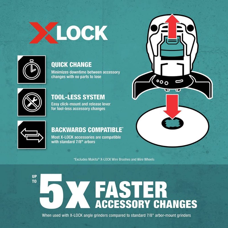 Makita E-12647 X-Lock 4-1/2" Diamond Blade Variety Pack for Masonry