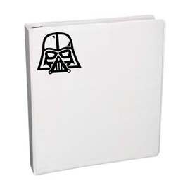 Bargain Max Decals Vader Helmet Decal Notebook Car Laptop 5.5" (Black)