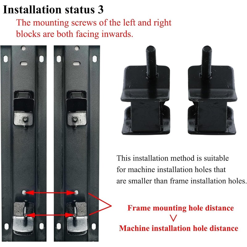 abliubale Generator Anti Vibration Rubber Mount for 2500 3000 3500