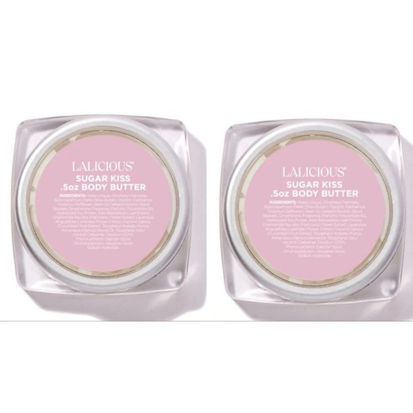 LALICIOUS Lalalicious Sugar Kiss 0.5oz. Travel Size Body Butter With