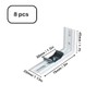 Vertical Blind L- Shaped Bracket 8pcs 3inch Blinds Curtain Track