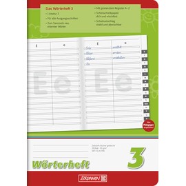 Brunnen 1045996 Words Book 3 (A5 28 Sheets Line Style 3 with Book)