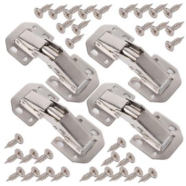 Hinges Screw-On Hinges for Cabinet Furniture Cabinet Door Kitchen Cabinet Door Furniture Hinges Cabinet Hinge Screw Hinge