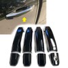 Overun Glossy Black Painted Side Door Handle+Tailgate with Backup Camera