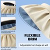 RainFlowwer Visors for Women, Clip On Foldable Wide Brim Womens