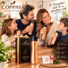 COPPAYA Pure Copper Water Bottle with Sipper, 900ml Capacity (30.4