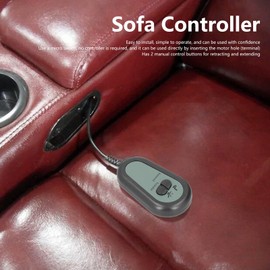 Tyenaza Lift Chair Remote Control, 2 Button 5 Pin, Modern Style, Recliner, Solid Back, Motorized Lift, Indoor Use, Foam Fill, Adult, Hard Floor, DIY Assembly, 16cm W x 3cm H, 0.15kg, 1 Count