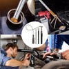 4 Stück Magnet Teleskopmagnet Stabmagnet Extra Stark，Flexible Rmagnetheber Greifer,Stift Teleskop，Stabmagnet
