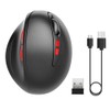 HXSJ T31 Vertical 2.4G Wireless Mouse Rechargeable USB Mouse with