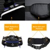 Adjustable Running Belt with Zip Pocket, 2 Water Bottles, 2