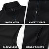 Rouen Golf Vest for Men Lightweight Sleeveless Windproof Travel Pockets