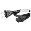 vhbw Power Cable Protective Contact Plug Compatible with Korg A1,