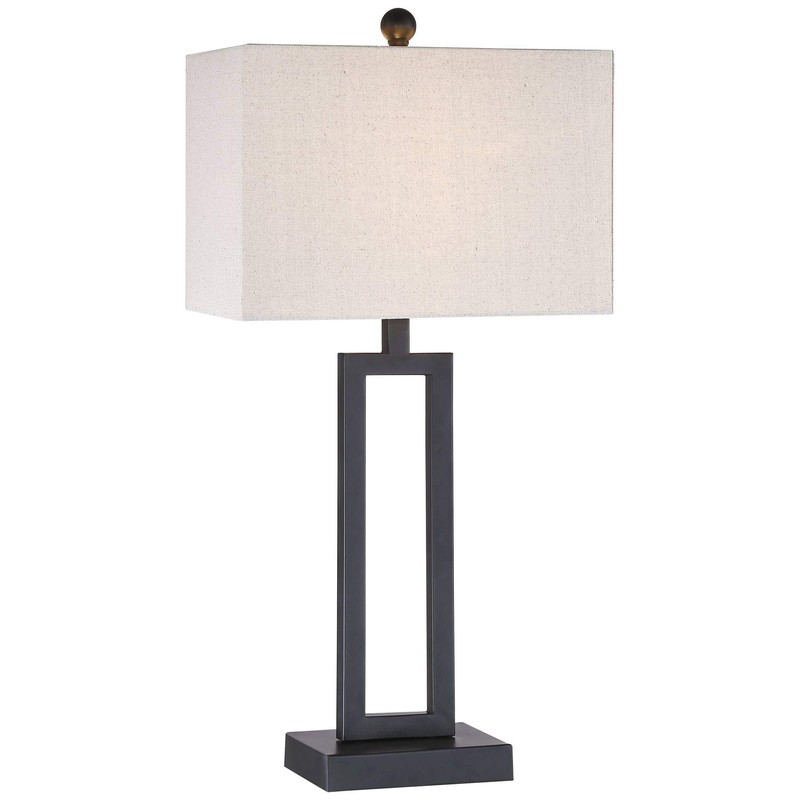 360 Lighting Aston 26" High Open Rectangle Modern Table Lamp