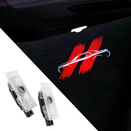 2PCS Non-Fading Door Lights Logo Compatible for Challenger 2015-Present, LED Ghost Shadow Welcome Puddle Projection Light Lamps Accessories (01)