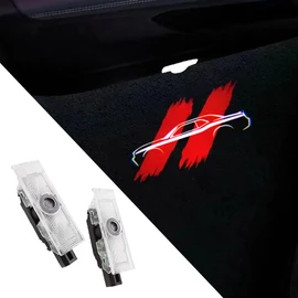 2PCS Non-Fading Door Lights Logo Compatible for Challenger 2015-Present, LED Ghost Shadow Welcome Puddle Projection Light Lamps Accessories (01)