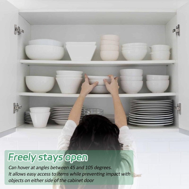 COSYCOVE 2 Pairs 4 Packs Full Overlay Soft Close Cabinet