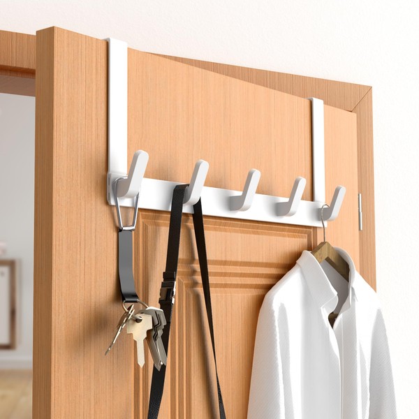 CHAUNCEY HOME Over The Door Hooks Hanger with Extended Arms,