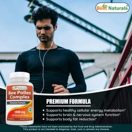 Suplemento En Comprimidos Best Naturals Suplemento Polen De Abeja Antioxidante En Botella De 0l 120 Un                                                