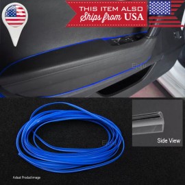 SDZ 16' Blue Console Door Dashboard Panel Stripe Trim Line Molding Insert for Ford