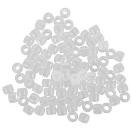 250Pcs Uv Color Changing Beads, 6x9mm Plastic Beads for Jewelry Making, Sun Sensitive for Bracelets and Necklaces, Clear to Colorful Solar, Fun for Uv Awareness and DIY Projects