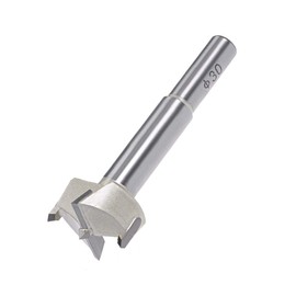 MACHSWON Forstner Drill Bits Tungsten Carbide Wood Hole Saw Opener Drill Bit 30mm,Woodworking Drilling Boring Bit Cutter