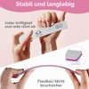 Pack of 18 Nail Files 100/180, Double Sided Disposable Nail
