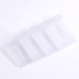 HONBOO 4 PCS Refrigerator Dividers,Refrigerator Organizers,Adjustable Snap-on Fridge Shelf Dividers,Plastic Refrigerator,Expandable from 2.5-4.3 inches Drawer Separators Board for Kitchen Home Office