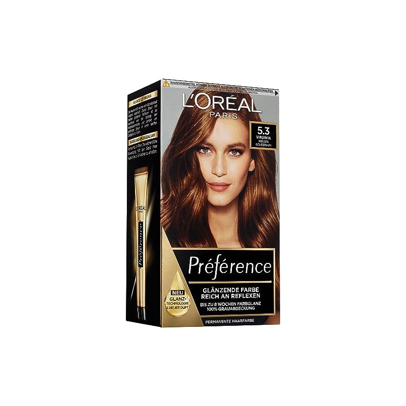 L'Oréal Paris Préférence 5.3 Light Golden Brown (Virginia)
