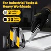 TECKWRAP Utility Knife, Retractable Box Cutter Heavy-Duty Knives for Cardboard,