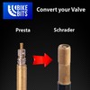 Bike Bits Presta Valve Adapter - Convert Presta to Schrader