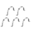 PATIKIL 3-1/2" (89mm) Rigid Pipe Strap, 5 Pcs 304 Stainless