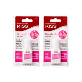 Kiss Lightning Speed Brush On Nail Glue - 2 per case.