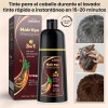 Shampoo Con Tinte Hair Dye Natural Jengibre Para Cubre Canas